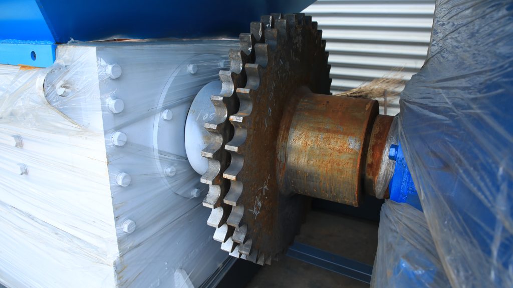 Gear part of shredder